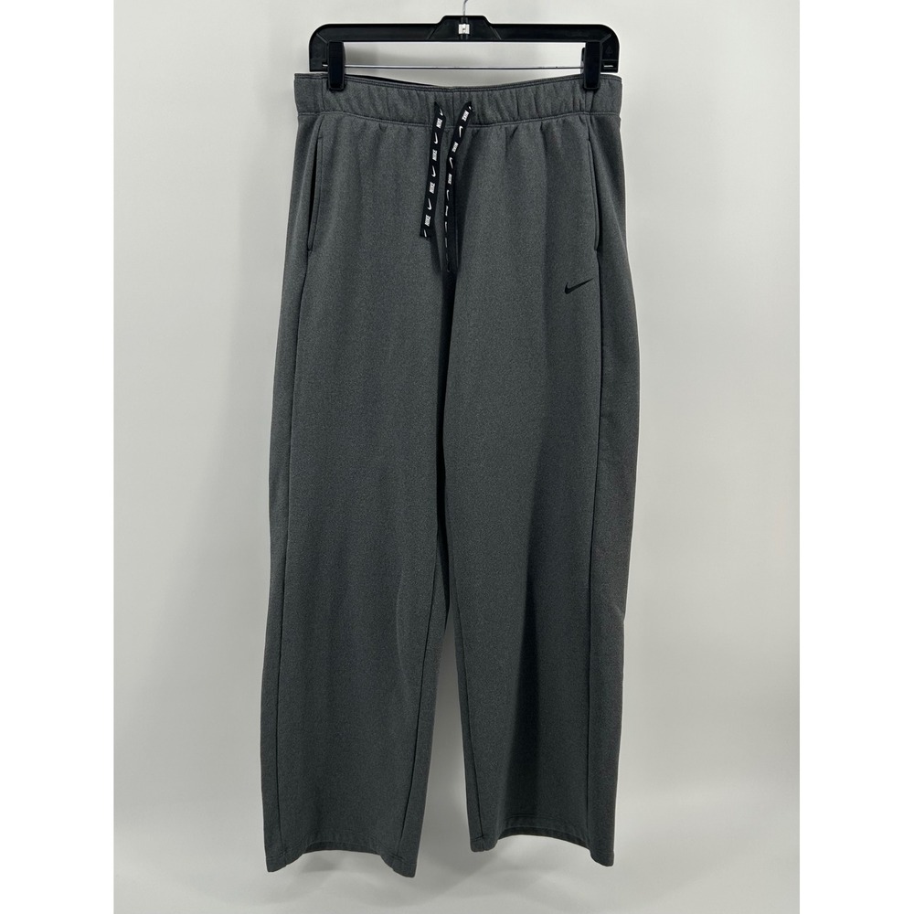 Nike Sweatpants Mens Medium Grey Wide Leg Therma-FIT Training Pants BV4944-011